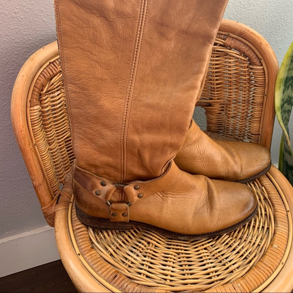 Tan Frye Riding Boots - Picture 7 of 11
